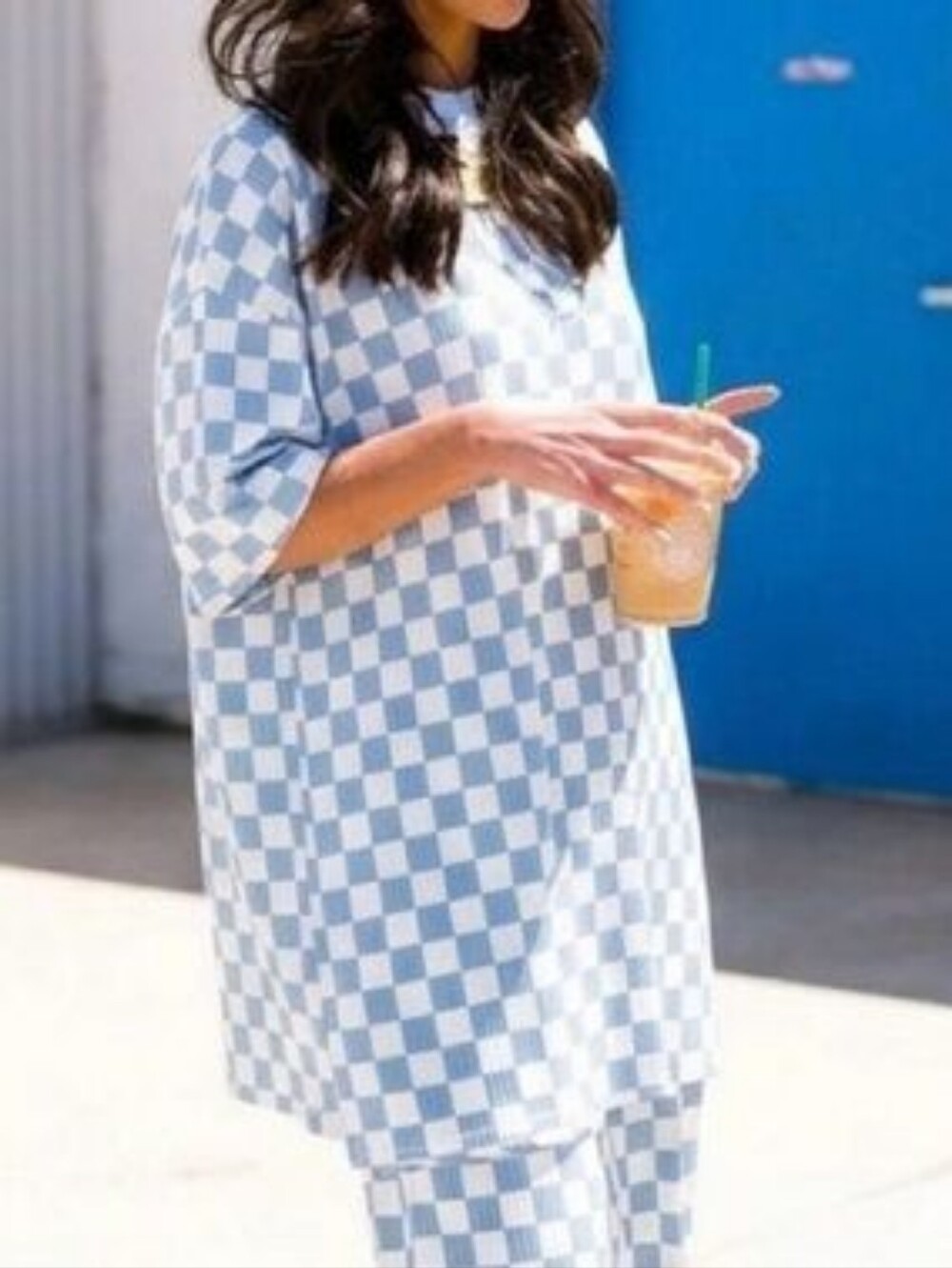 Dressed in Lala Lex Playsuit Light Blue Size Small